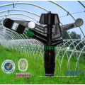 Plastic impact sprinkler head for agriculture irrigation